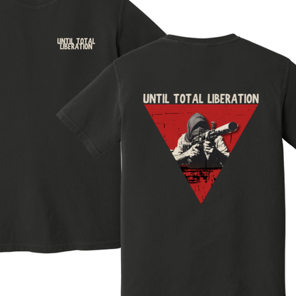 Until Total Liberation Red Triangle Palestine Tshirt