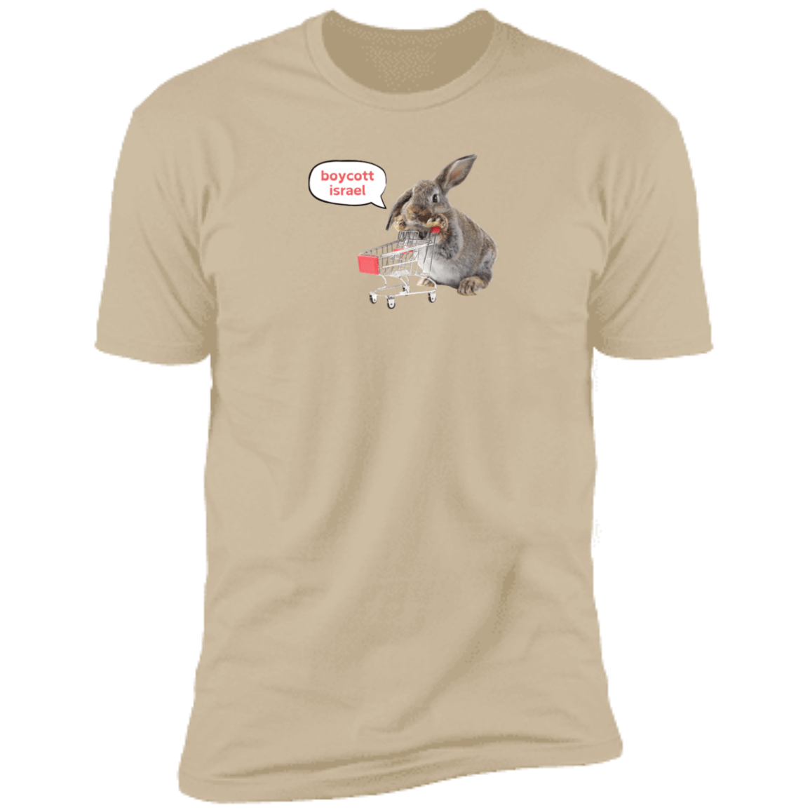 B0yc0tt I$rael Palestinian Support Bunny Tshirt