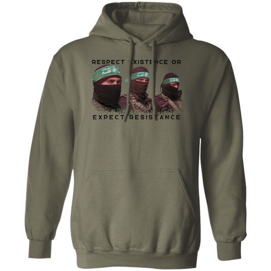 Respect Existence or Expect Resistance Palestine Fighter Hoodie