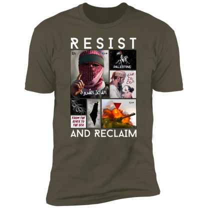 Resist and Reclaim Palestinian College Tshirt