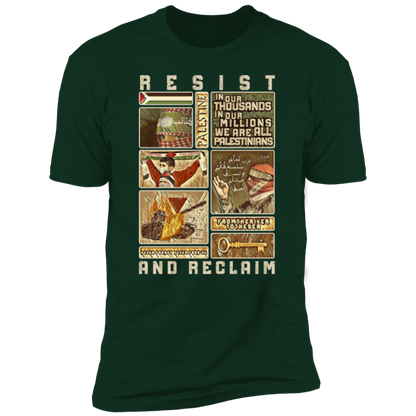 Resist and Reclaim 2 Palestine Support Tshirt