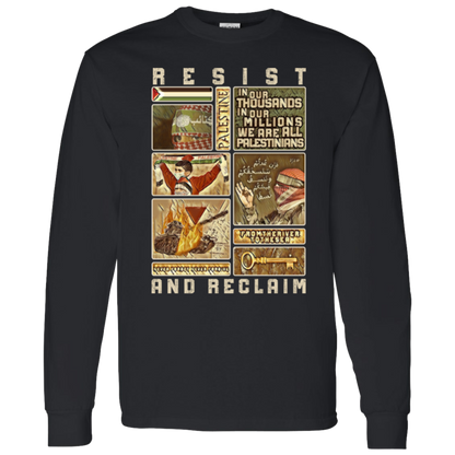 Resist and Reclaim 2 Palestine Long Sleeve Tshirt