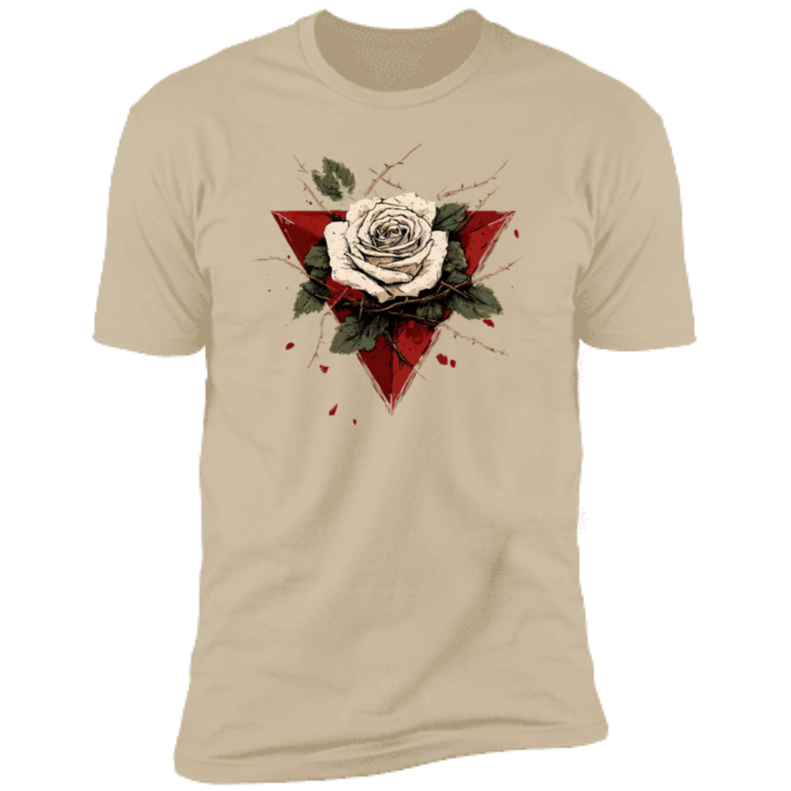 Beautiful White Rose Palestinian Resistance Tshirt