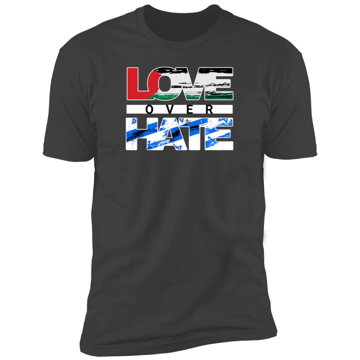 Love and Hate Palestine Support Tshirt