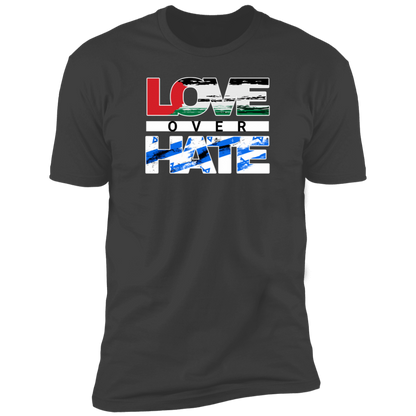 Love and Hate Palestine Support Tshirt