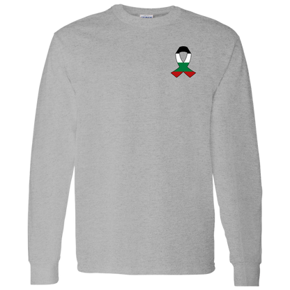 Palestine Awareness Ribbon Long Sleeve Tshirt