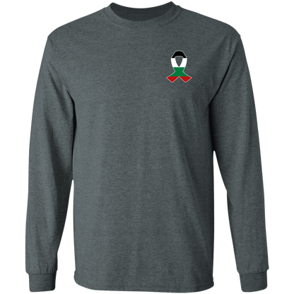 Palestine Awareness Ribbon Long Sleeve Tshirt