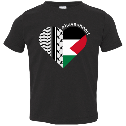 #haveaheart Toddler Palestine Support Tshirt