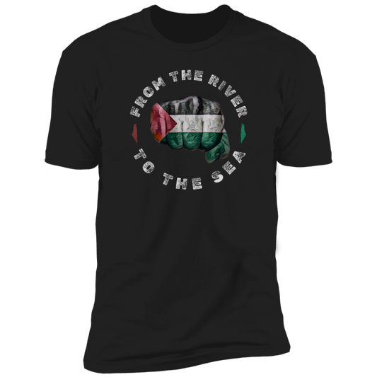 From the River to the Sea Palestine Fist Tshirt