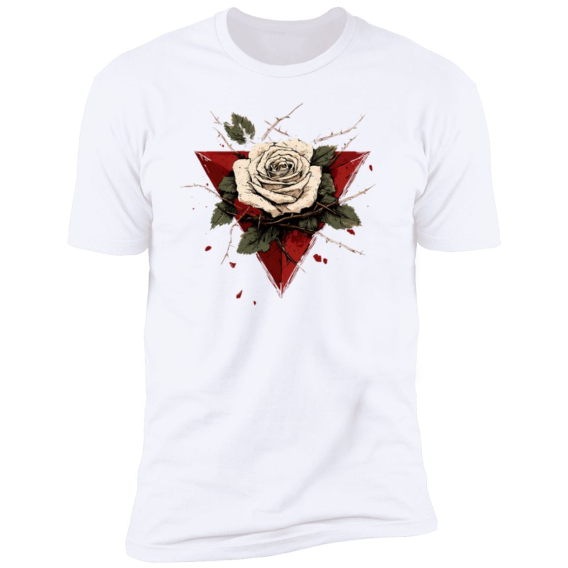 Beautiful White Rose Palestinian Resistance Tshirt