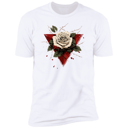 Beautiful White Rose Palestinian Resistance Tshirt