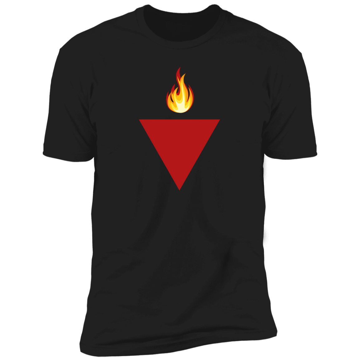 Resistance Red Triangle with Flame Tshirt