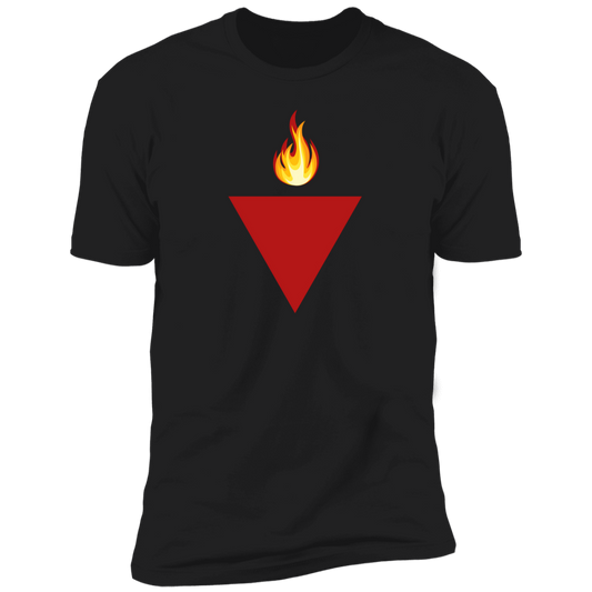 Resistance Red Triangle with Flame Tshirt