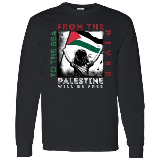 From the River to the Sea Palestine Long Sleeve Tshirt