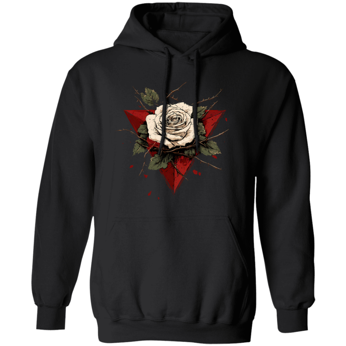 Beautiful White Rose Palestinian Hoodie