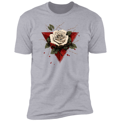 Beautiful White Rose Palestinian Resistance Tshirt