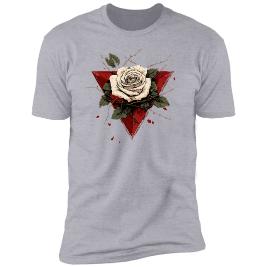 Beautiful White Rose Palestinian Resistance Tshirt