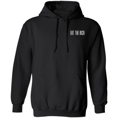 Eat the Rich Black Dog Hoodie