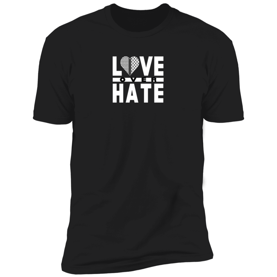 Love over Hate Palestine Tshirt