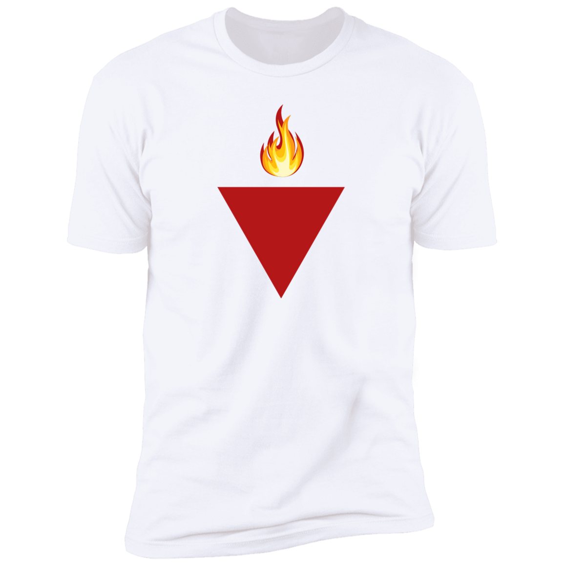 Resistance Red Triangle with Flame Tshirt