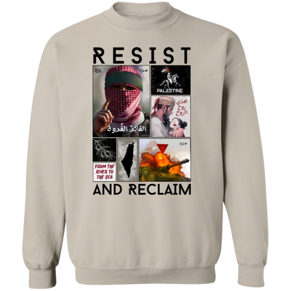 Resist and Reclaim Palestine Collage Sweatshirt