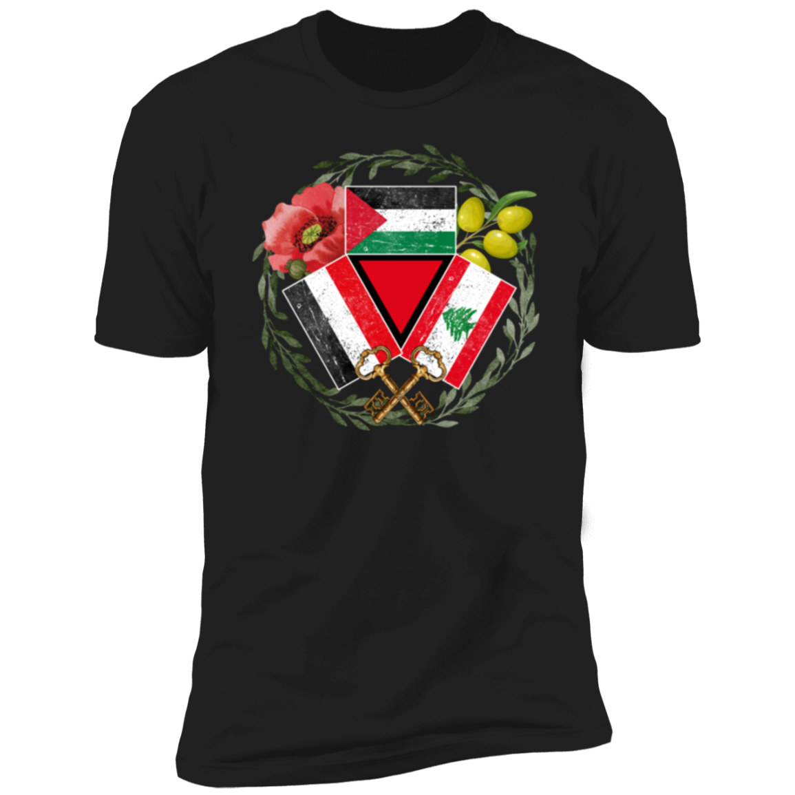 Trilogy of Brothers Palestinian Tshirt