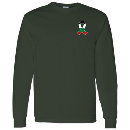 Palestine Awareness Ribbon Long Sleeve Tshirt