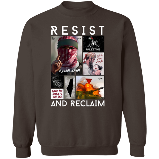 Resist and Reclaim Palestine Collage Sweatshirt