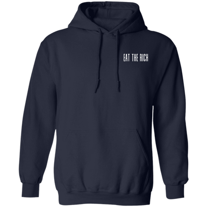 Eat the Rich Black Dog Hoodie