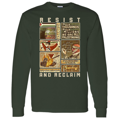 Resist and Reclaim 2 Palestine Long Sleeve Tshirt