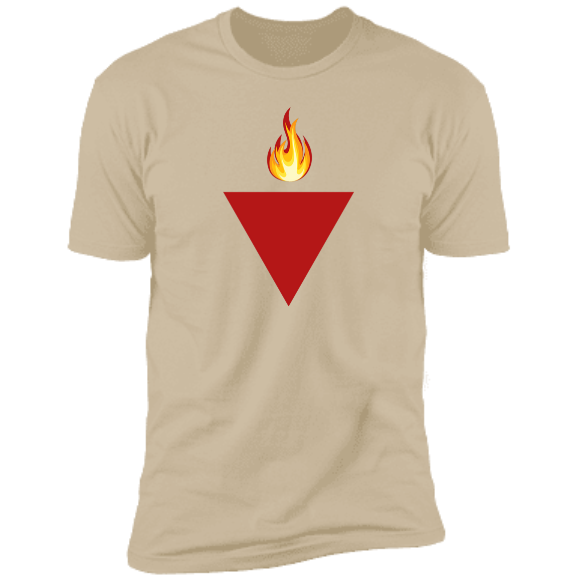 Resistance Red Triangle with Flame Tshirt