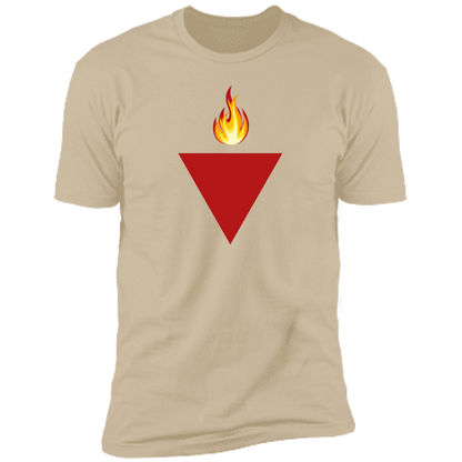 Resistance Red Triangle with Flame Tshirt