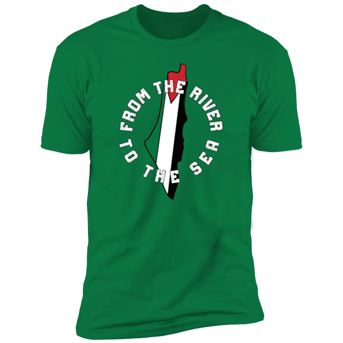 From the River to the Sea Palestinian Support T-shirt - SunnahBay