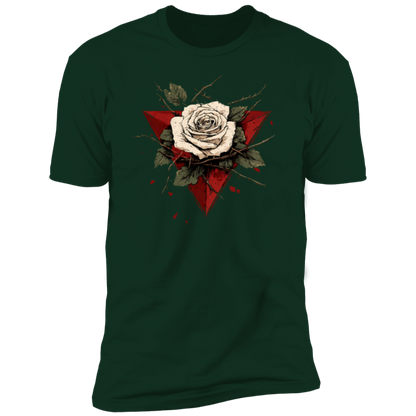 Beautiful White Rose Palestinian Resistance Tshirt