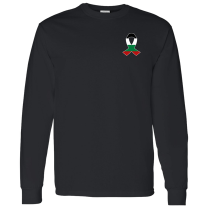 Palestine Awareness Ribbon Long Sleeve Tshirt