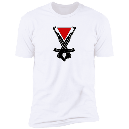 Red Triangle with Weapons of Revenge Tshirts