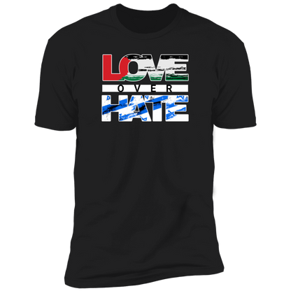 Love and Hate Palestine Support Tshirt