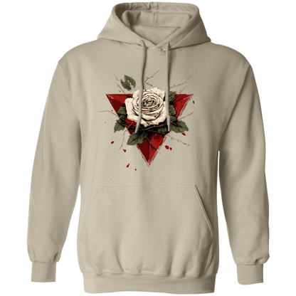 Beautiful White Rose Palestinian Hoodie