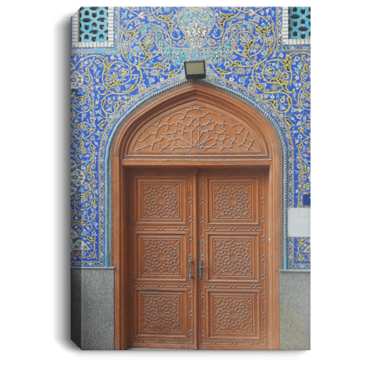 Vintage Arabic Door Architecture | Islamic Wall Art - SunnahBay