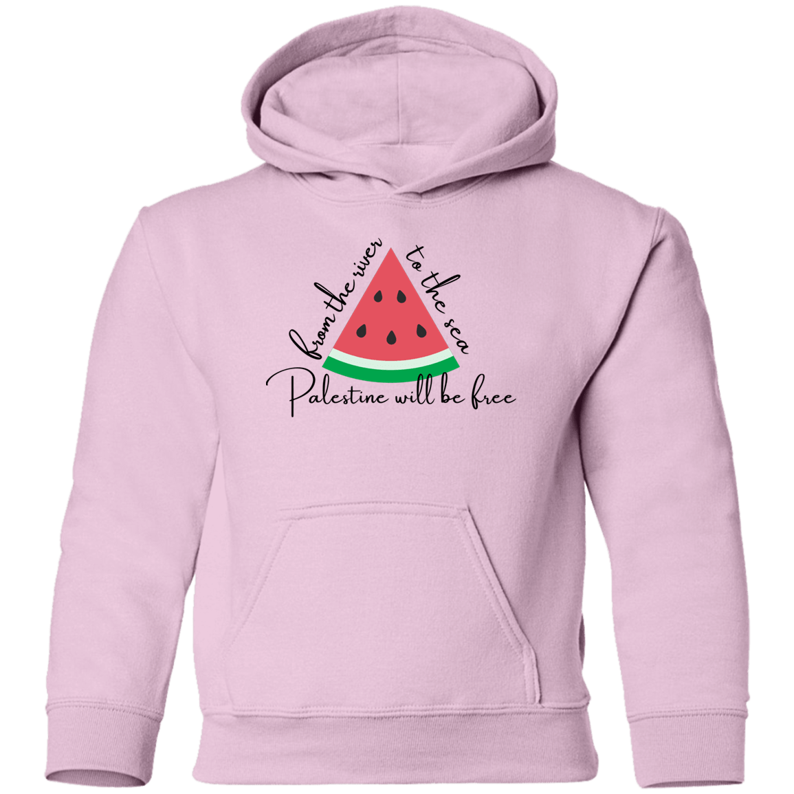From the River to the Sea Watermelon Kids Hoodie