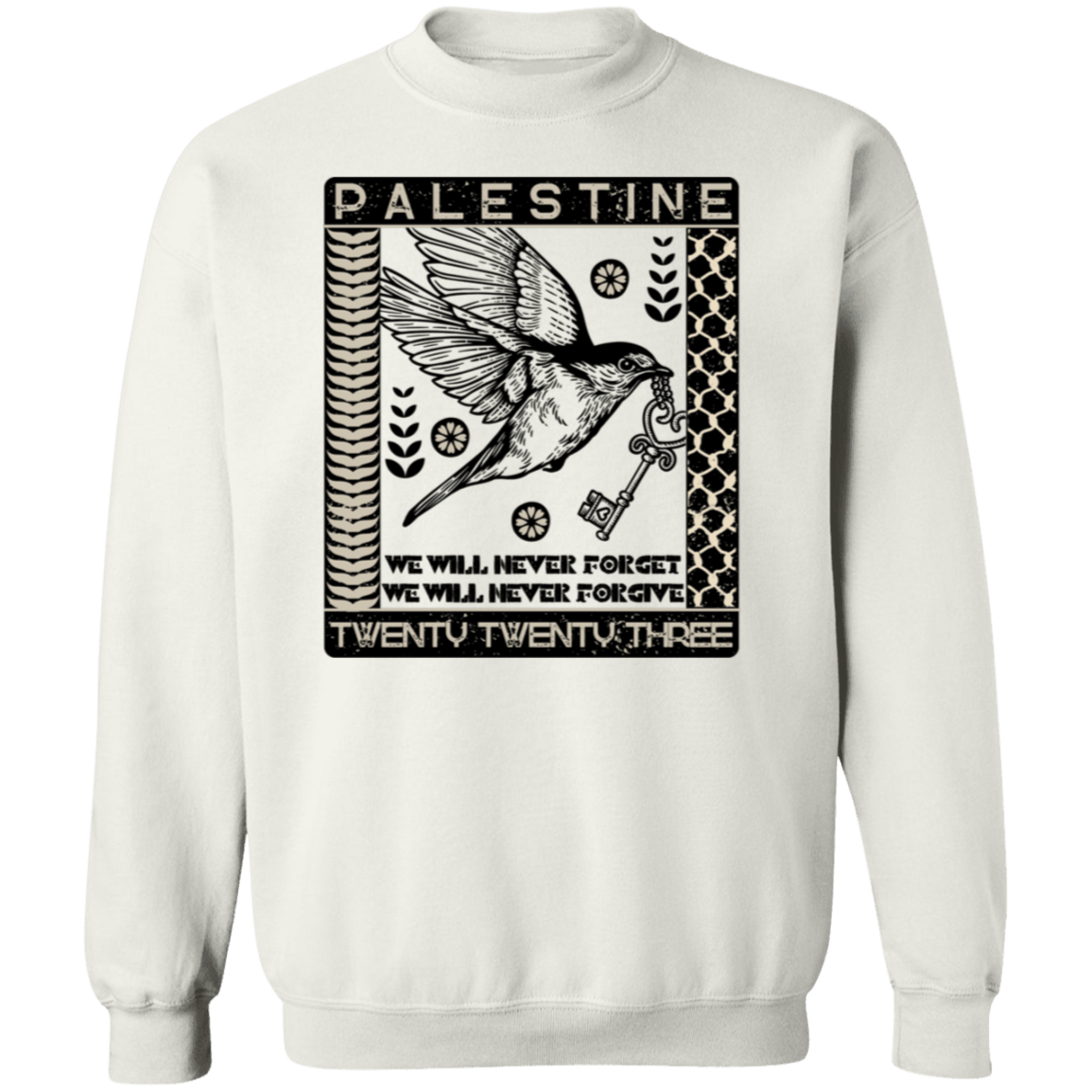 Palestine Twenty Twenty Three Support  Sweatshirt