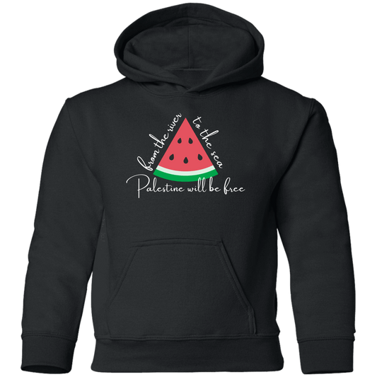 From the River to the Sea Watermelon Kids Hoodie