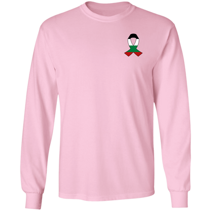 Palestine Awareness Ribbon Long Sleeve Tshirt