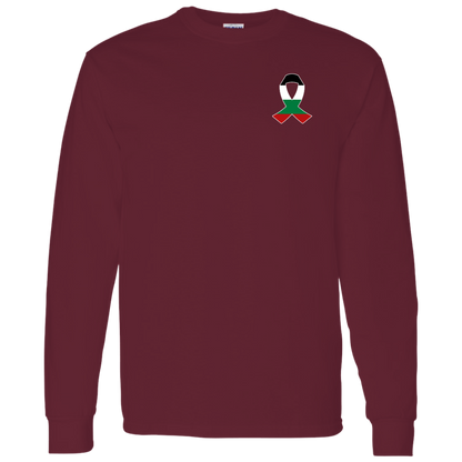 Palestine Awareness Ribbon Long Sleeve Tshirt