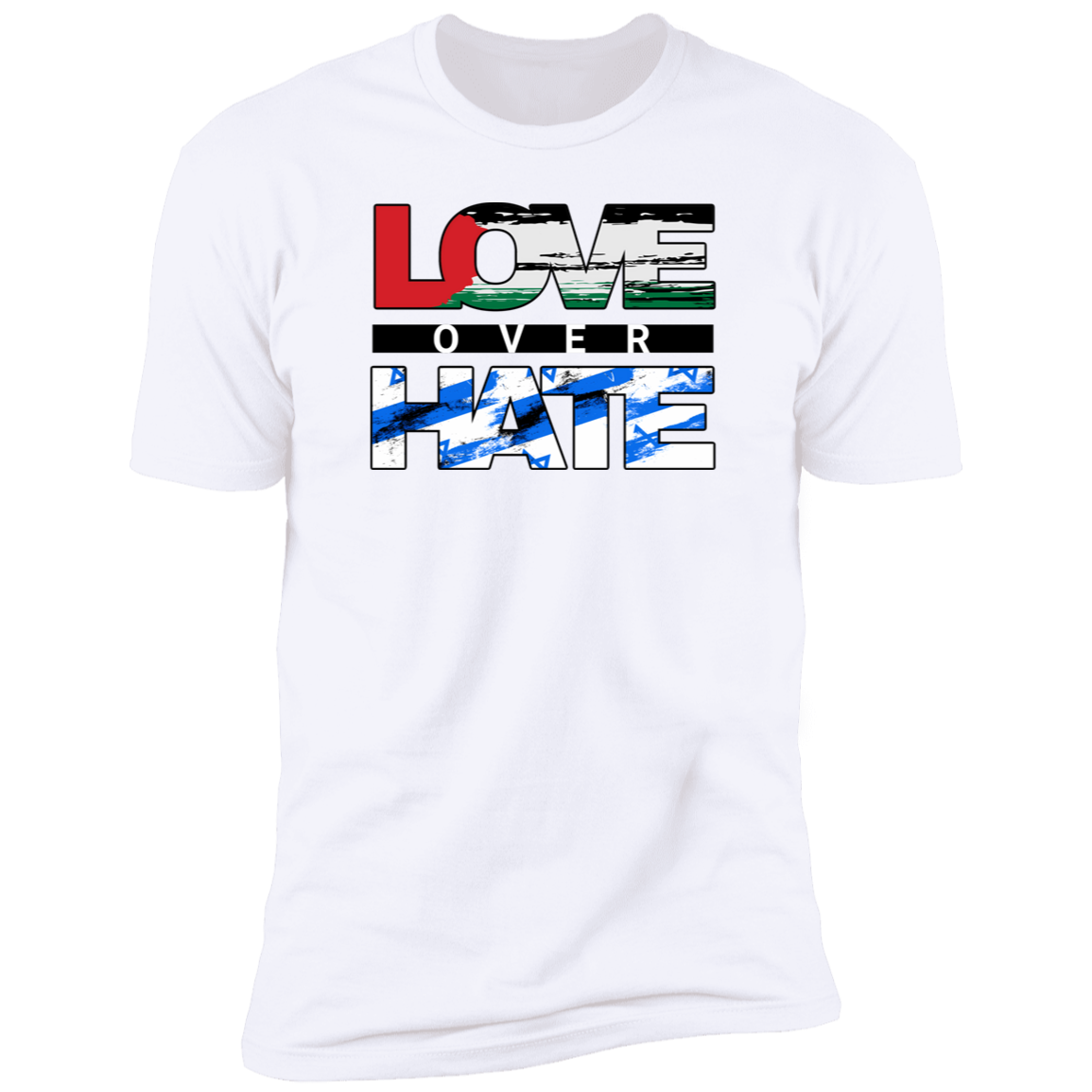 Love and Hate Palestine Support Tshirt