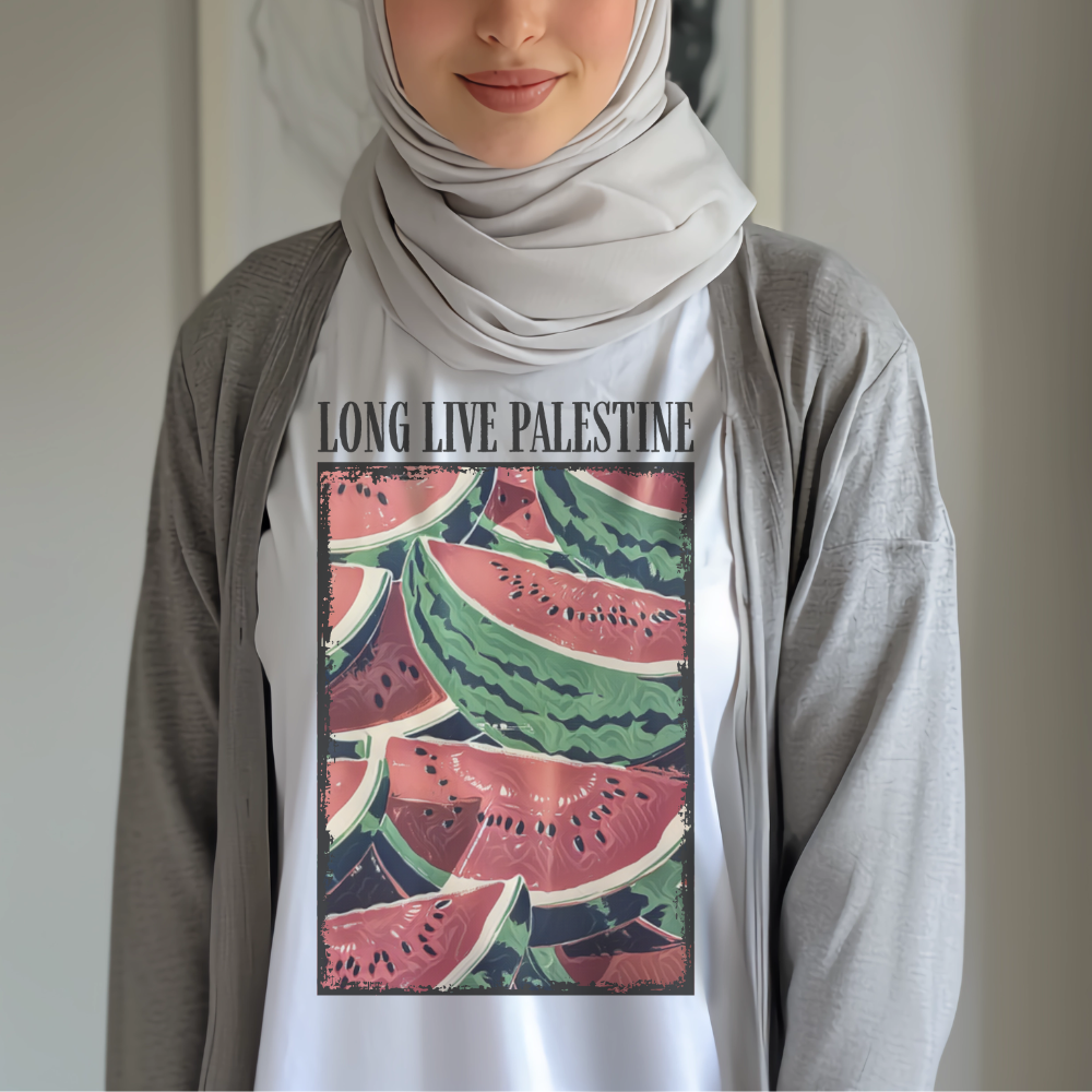 Long Live Palestine Watermelon Tshirt