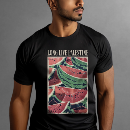 Long Live Palestine Watermelon Tshirt