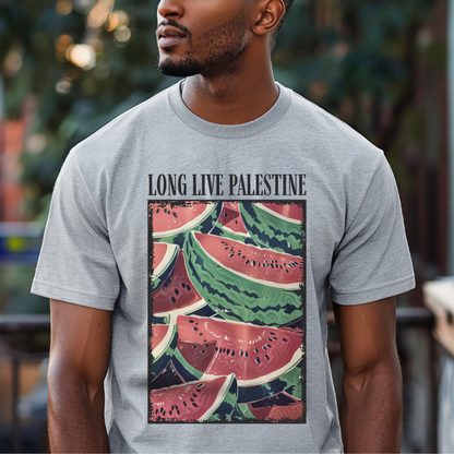 Long Live Palestine Watermelon Tshirt