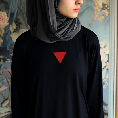 Triangle Target Hand Palestine Resistance Long Sleeve Tshirt