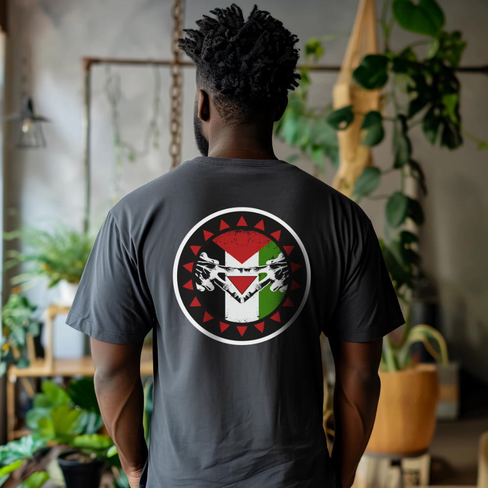 Triangle Target Hand Sign Palestine Resistance Tshirt